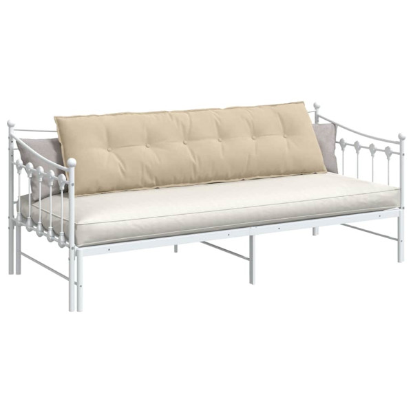 Cojín de Espalda Crema 180 x 50 cm Tela de microfibra M 3