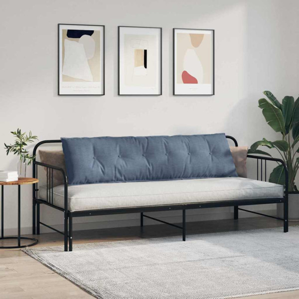 Cojín de Espalda Azul 180 x 50 cm Tela de pana M 4