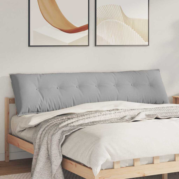 Cojín de Espalda Gris Nube 200 x 19 x 50 cm tela D