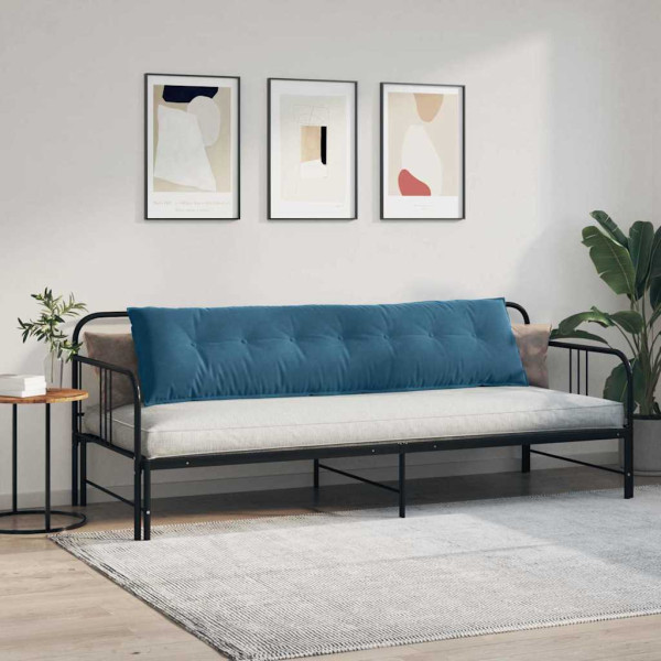 Cojín de Espalda Azul 200 x 50 cm Tela de pana M 4