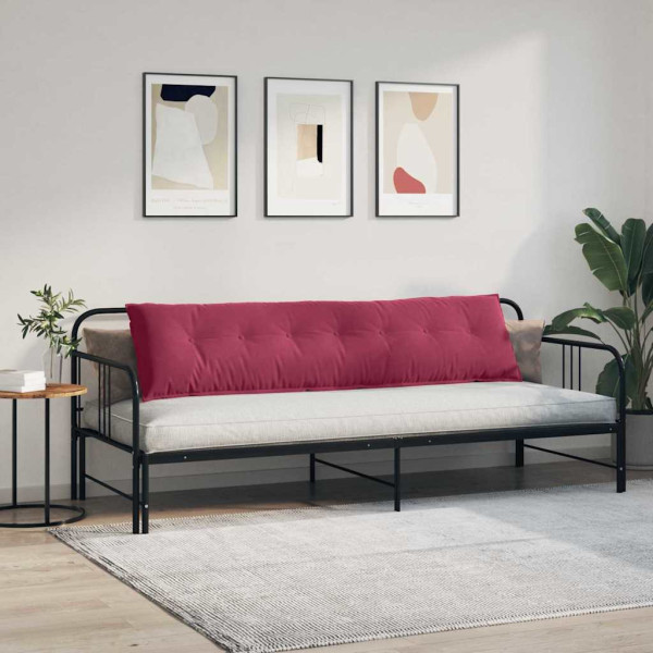 Cojín de Espalda Rojo vino 200 x 50 cm Tela de pana M 4