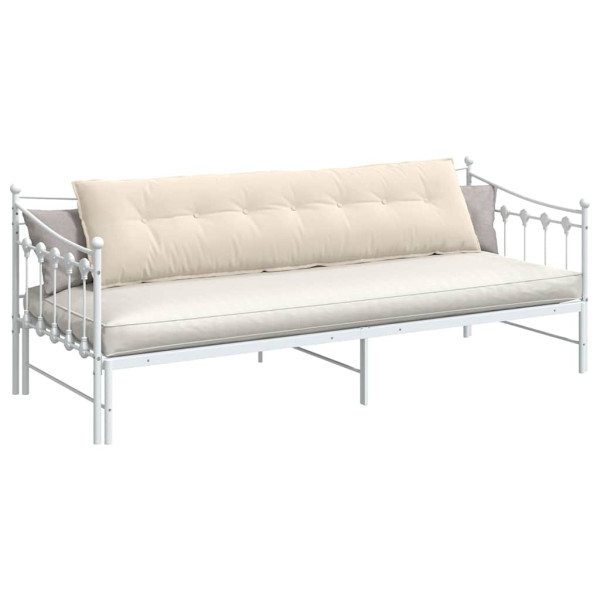 Cojín de Espalda Beige 200 x 50 cm Tela de microfibra M 3