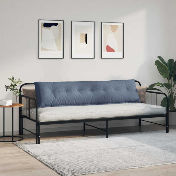 Cojín de Espalda Azul 200 x 50 cm Tela de pana M 4