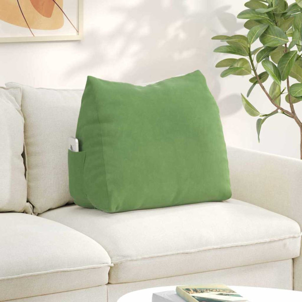 Cojín de Espalda Verde claro 60 x 20 x 50 cm Tela de pana D