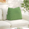 Cojín de Espalda Verde claro 60 x 20 x 50 cm Tela de pana 1