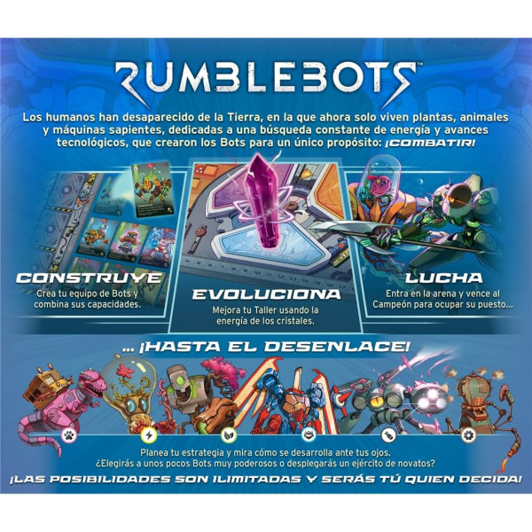 Juego de mesa RUMBLEBOTS pegi 12 M 2