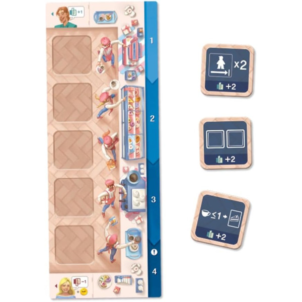 Juego de mesa COFFEE RUSH: TARTAS DELICIOSAS pegi 8 M 4