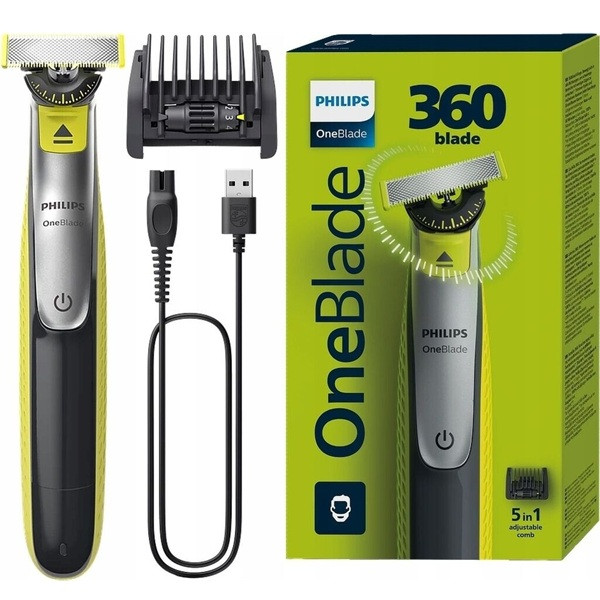 Cortapelos PHILIPS Oneblade 360 QP2734/23 gris D