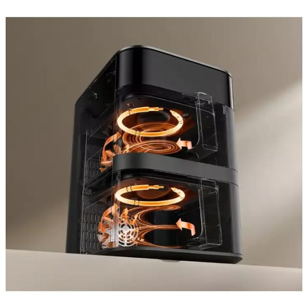 Fritadeira de ar Xiaomi Smart Double Stack 12L preto M 6