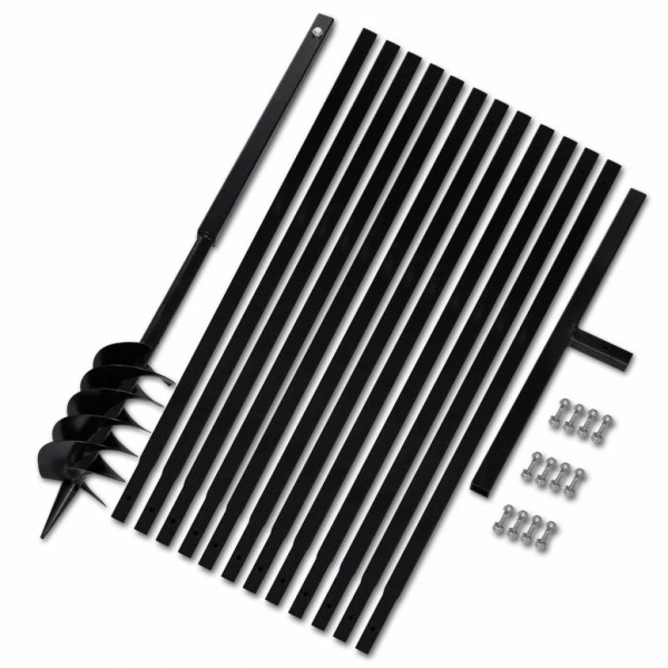 Taladro De Tierra Con Mango 120 mm Con Tubo De Extensión 13 M Acero D