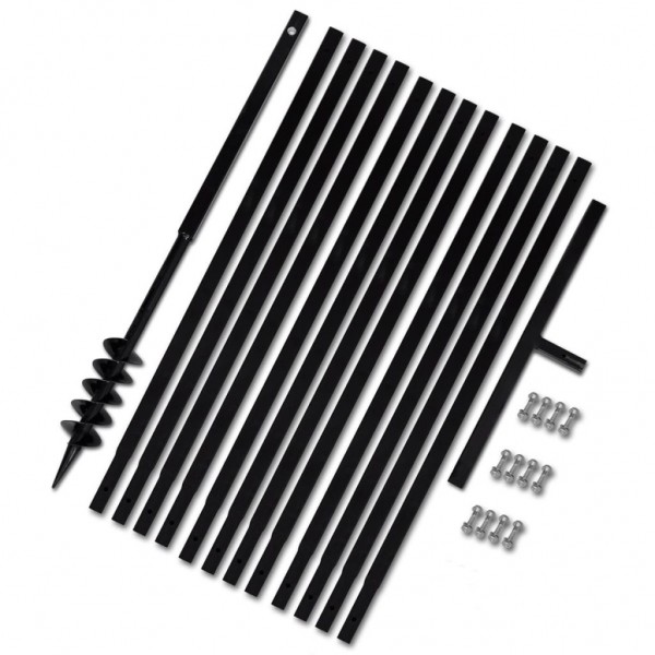 Taladro De Tierra Con Mango 80 mm Con Tubo De Extensión 13 M Acero D