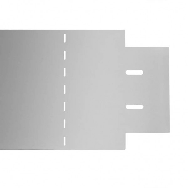 Conjunto 20 painéis vedação relvado 100 x 14 cm aço galvanizado M 5