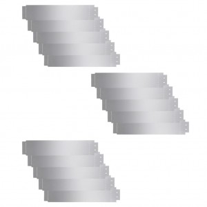 Vedação para relvado 15 pcs aço galvanizado 100x20 cm H