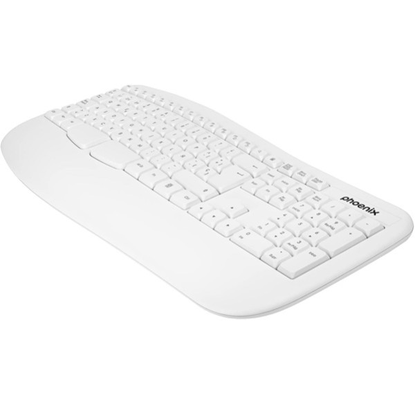 teclado inalámbrico PHOENIX K201 branco M 2