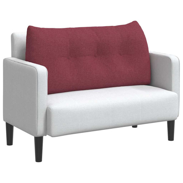 Cojín de Espalda Rojo vino 100 x 24 x 50 cm tela M 3