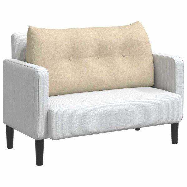 Cojín de Espalda Crema 100 x 24 x 50 cm tela M 3