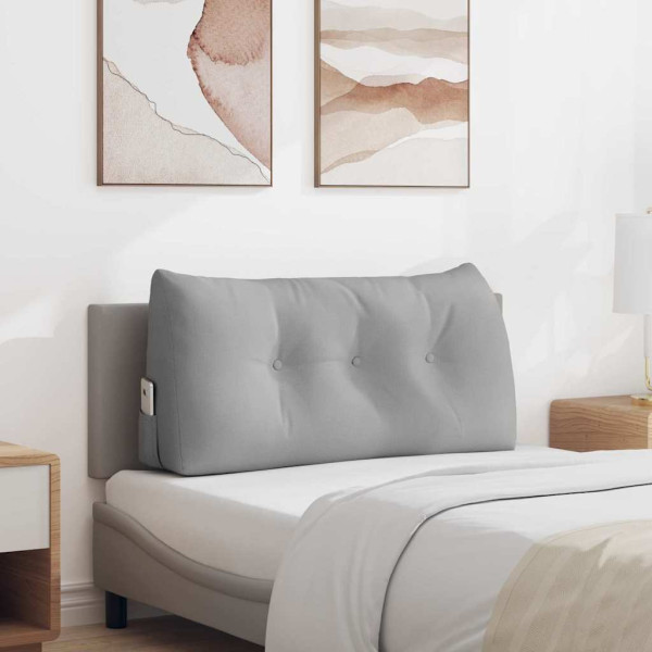 Cojín de Espalda Gris Nube 100 x 24 x 50 cm tela D