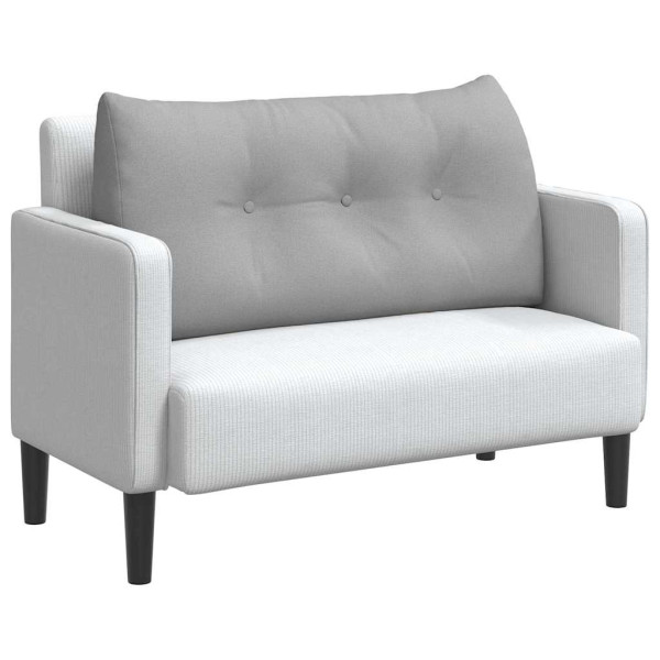 Cojín de Espalda Gris Nube 100 x 24 x 50 cm tela M 3