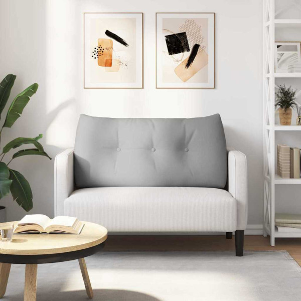 Cojín de Espalda Gris Nube 100 x 24 x 50 cm tela M 4