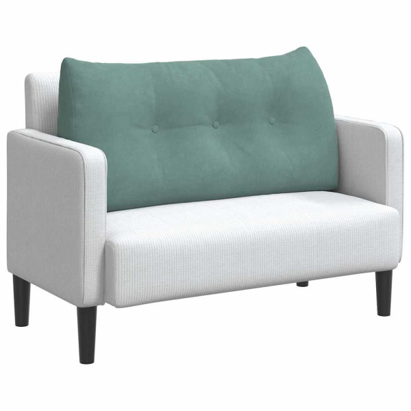 Cojín de Espalda Verde Mar 100 x 24 x 50 cm Terciopelo M 3