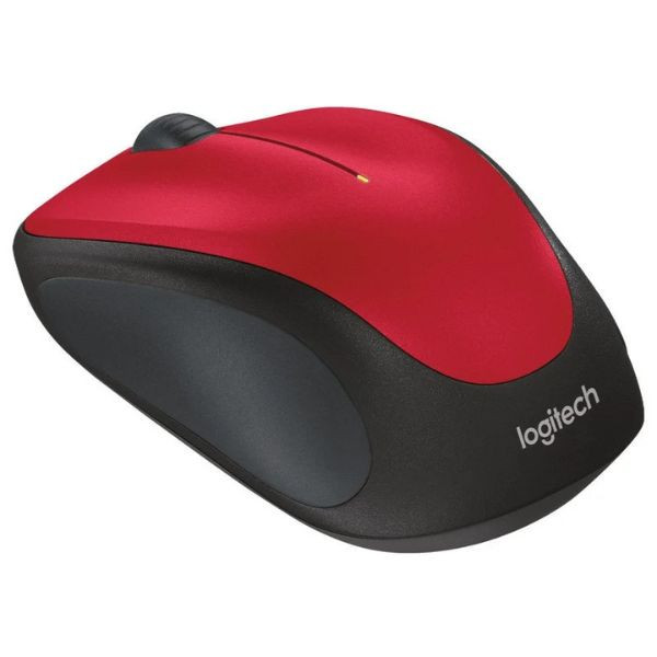 Ratón inalámbrico Logitech M235 rojo M 3