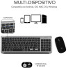Pack teclado y ratón inalámbrico Subblim SUBKBC-DCEP20 gris 2