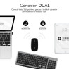 Pack teclado y ratón inalámbrico Subblim SUBKBC-DCEP20 gris 3