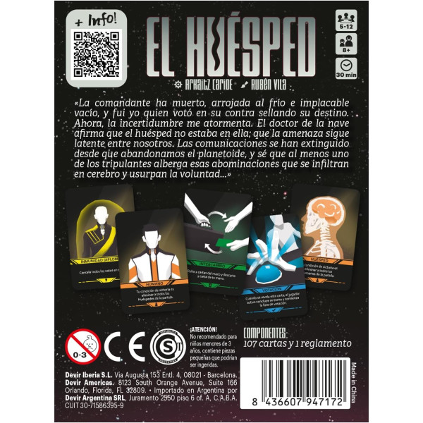 Juego de mesa EL HUESPED POCKET M 4