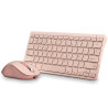 Conjunto de teclado e rato sem fios NGS fantasy rosa 1