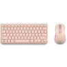 Conjunto de teclado e rato sem fios NGS fantasy rosa 3