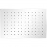 Cabezal de ducha efecto lluvia 2 pzs acero inoxidable 20x30 cm 2