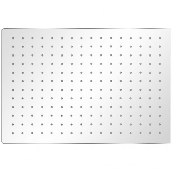 Cabezal de ducha efecto lluvia 2 pzs acero inoxidable 30x40 cm M 2