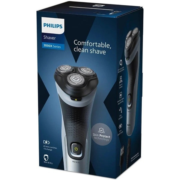 Afeitadora PHILIPS Shaver Series 3000X X3063 azul M 4