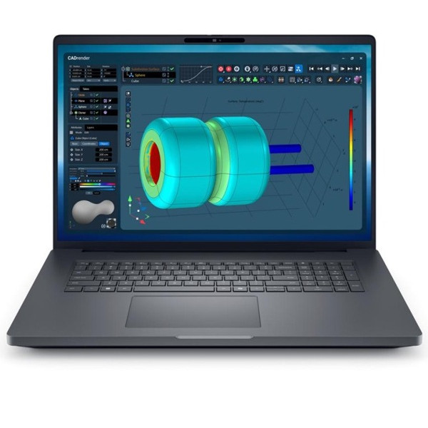 DELL PRO MAX 18 PLUS 18" Intel Core Ultra 7 32GB RAM 1TB MB18250 gris D