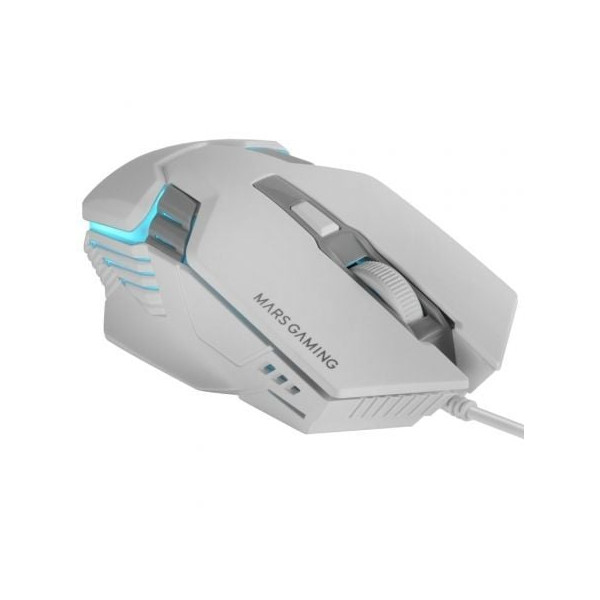 Rato para jogos Mars gaming MM024 branco M 2