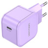 Cargador de pared GaN Vention FEJV0-EU morado 1