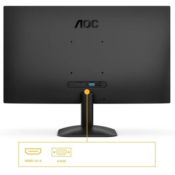 Monitor AOC 23.8" IPS 24B31H negro M 2