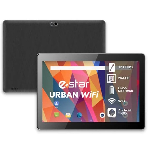 Estar Urban 10" 2GB RAM 64GB WiFi negro D