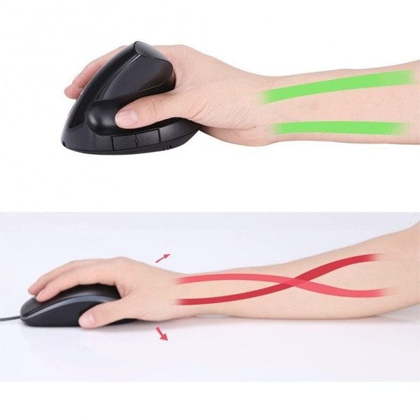 Ratón Cherry Gentix negro M 5