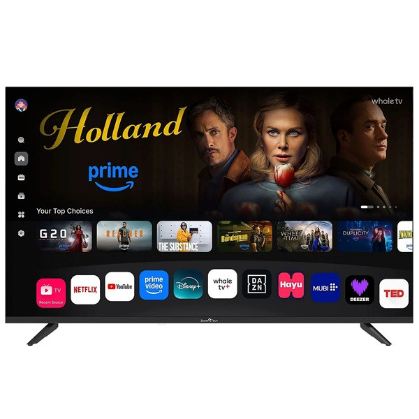 Smart TV SMART TECH 43" QLED 4K UHD 43QH02V negro D