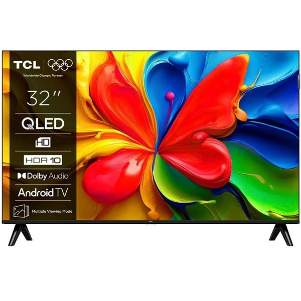 Smart TV TCL 32" QLED FHD 32S4K negro D