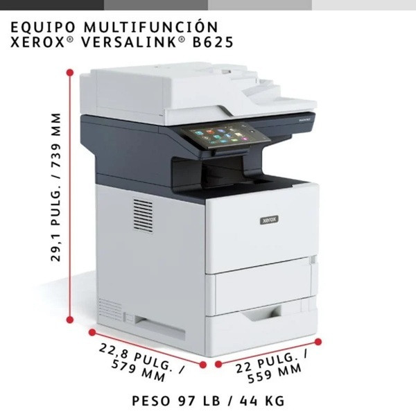 Multifuncional XEROX Laser VersaLink B625V_DN WiFi branco M 2