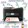 Multifuncional EPSON Workforce wf-2960DWF WiFi preto 3