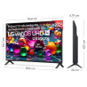 Smart TV LG 43" LED 4K Ultra HD 43UA74006LB preto 2