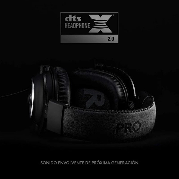 Auriculares Gaming con micrófono Logitech G Pro X negro M 3