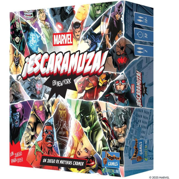 Juego de mesa MARVEL ¡ESCARAMUZA! EN NEW YORK D