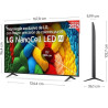 Smart TV LG 75" LED 4K Ultra HD 75NANO80A6B preto 3
