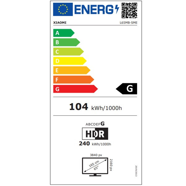 Smart TV XIAOMI S Pro 55" Mini LED 4K UHD ELA6300EU negro M 6