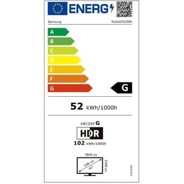 Smart TV Samsung Crystal 43" LED 4K UHD TU75U8075FU negro M 6