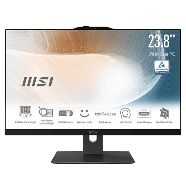 MSI MODERN 23.8" Intel Core i5 16GB RAM 512GB AM242TP-1264 negro D